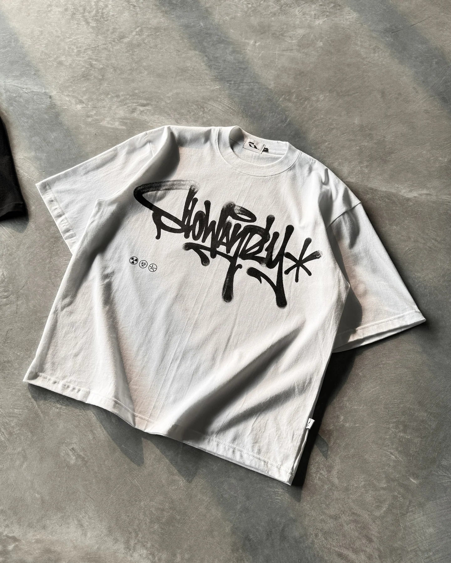 Harajuku Hip Hop T-Shirt – Simple Letter Design, Unisex