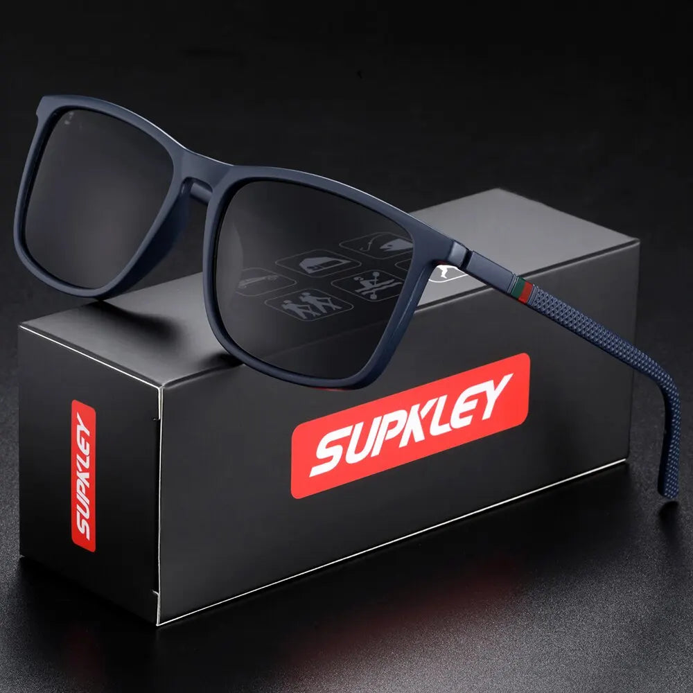 SUPKLEY Square Polarized Sunglasses – Sports Eyewear