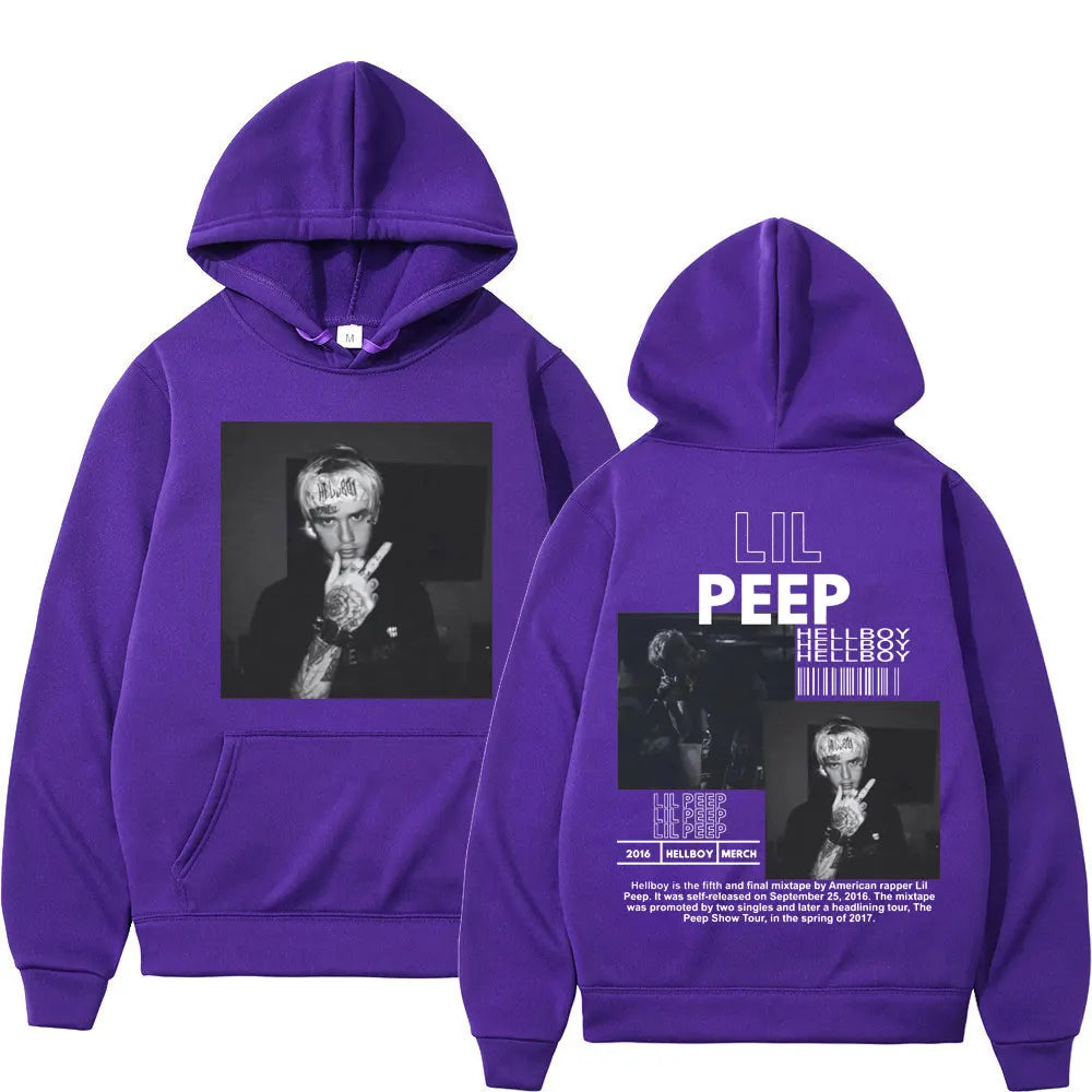 Lil Peep Graphic Hoodie – Hip Hop Streetwear Pullover