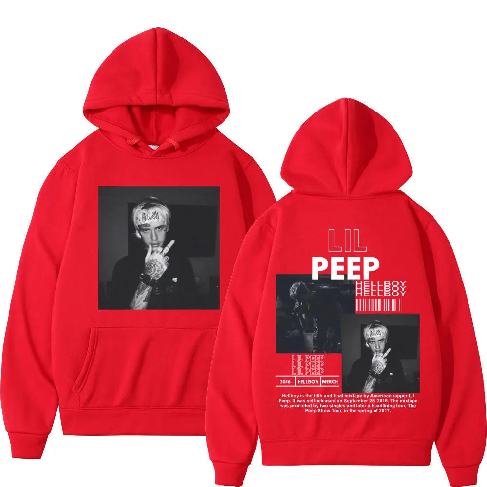 Lil Peep Graphic Hoodie – Hip Hop Streetwear Pullover