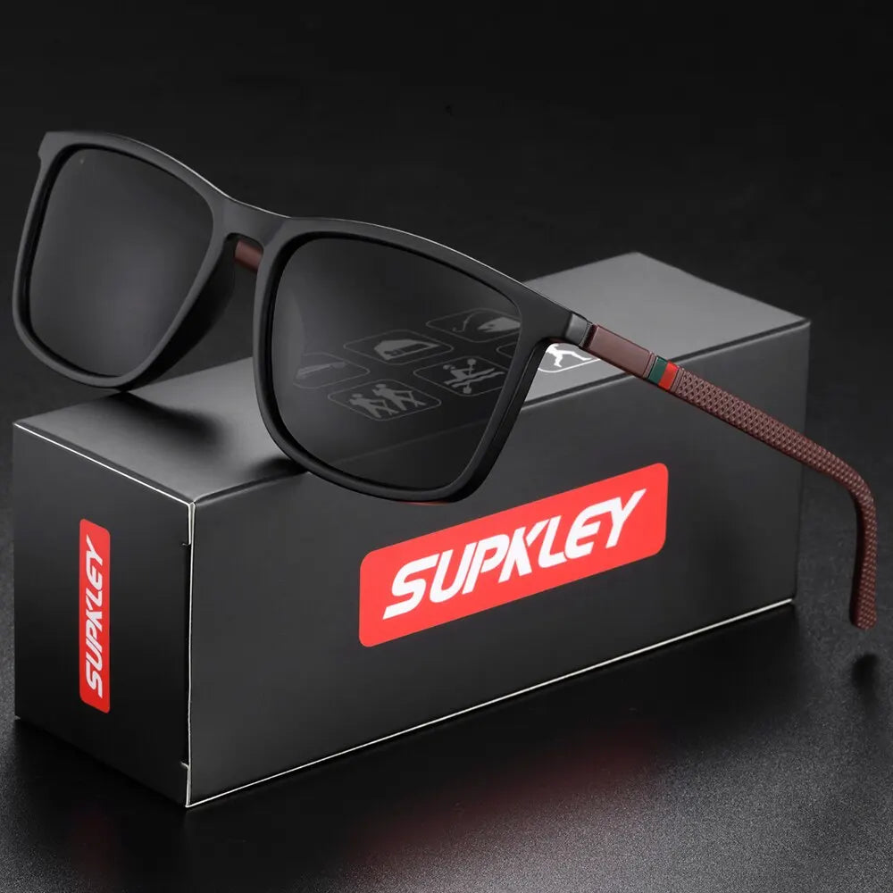 SUPKLEY Square Polarized Sunglasses – Sports Eyewear